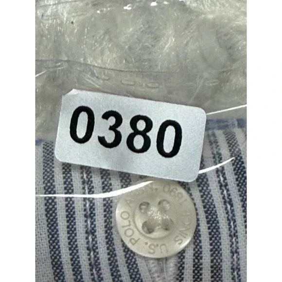 US Polo Assn Mens XS Short Sleeve Plaid Button Down Shirt Red White Blue Stretch - Picture 14 of 14